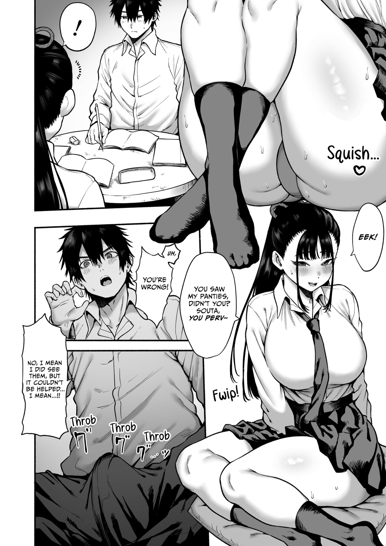Hentai Manga Comic-Getting Seduced into Lovey-Dovey Sex by My Busty Childhood Friend Girlfriend-Read-3